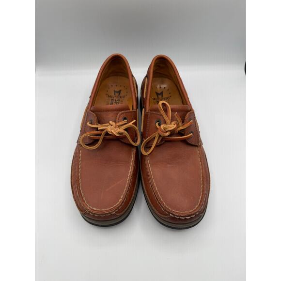 Mephisto Spinnaker Boat Shoes Leather Chestnut Brown Size 7.5 main image 6